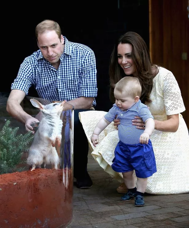 The Prince and Princess of Wales travelled to Australia with Prince George in 2014