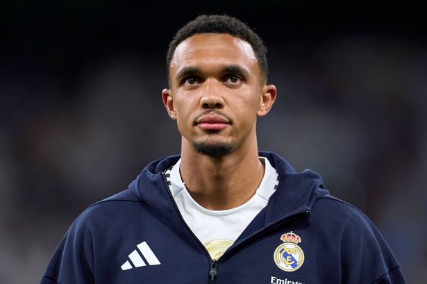 Ex-Liverpool star Trent Alexander-Arnold in action for Real Madrid.