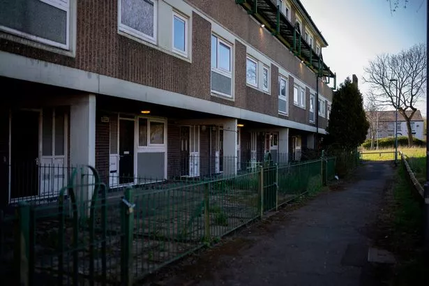 The Lower Falinge estate in Rochdale - which is earmarked for yet more demolition