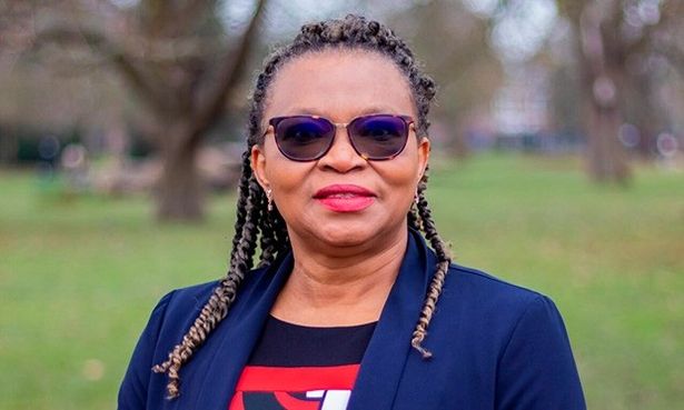 Cllr Sade Etti pictured in a park