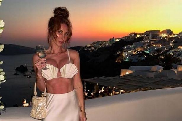 Charlotte Trippier on a holiday abroad.