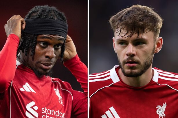 Liverpool right-back duo Jeremie Frimpong and Conor Bradley