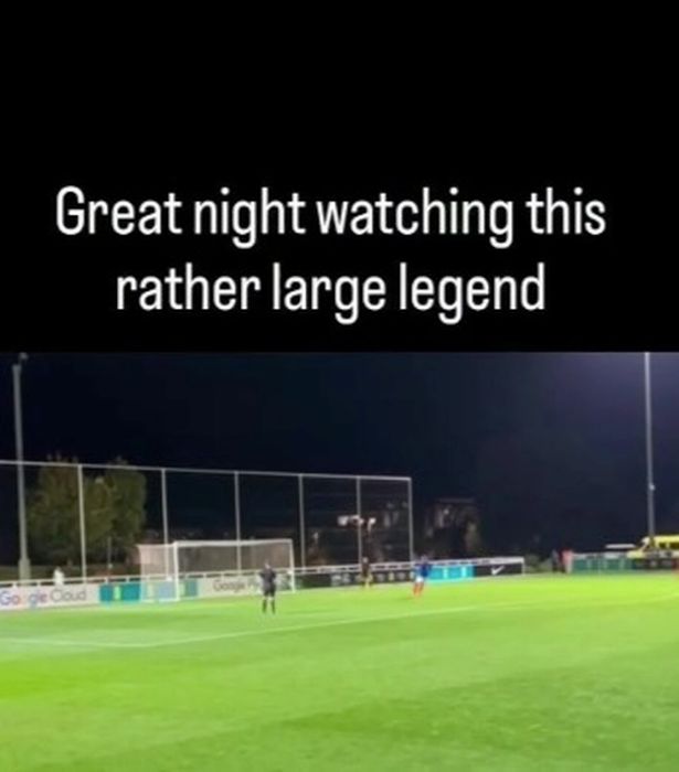 The England rugby icon was full of praise for his son