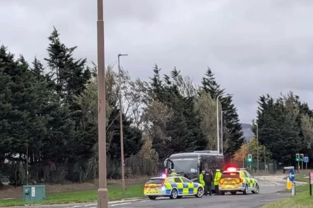 The road was closed during the incident. 