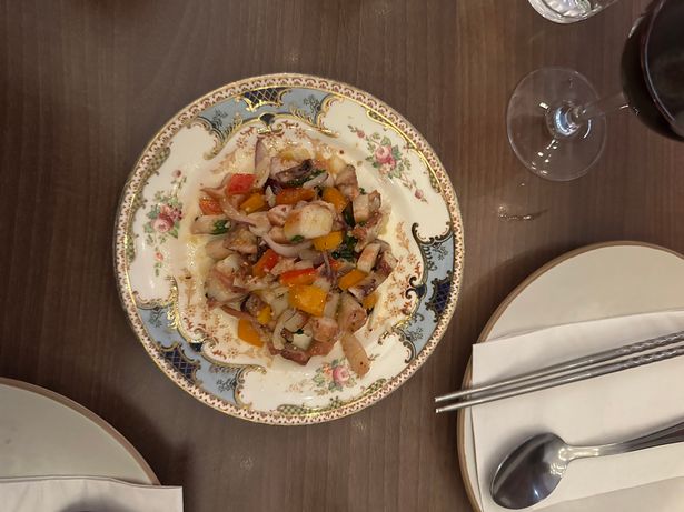 Spicy octopus salad at Macau Kitchen