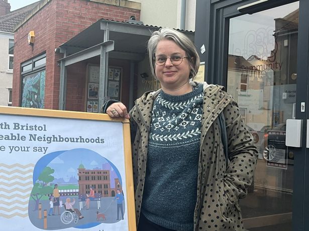 The South Bristol Liveable Neighbourhood consultation event, held at the Chessel Centre in The Chessels area of Bedminster, on Wednesday, October 15, 2025. Cllr Ellie Freeman (Green, Bedminster)