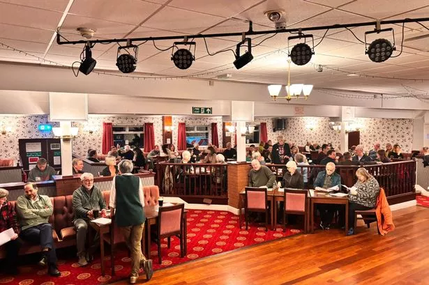 A community meeting at the Legion in Whitchurch Village, to discuss the Bath and North East Somerset Local Plan, which has identified four options for sites that could mean more than 5,000 new homes are built around Whitchurch Village