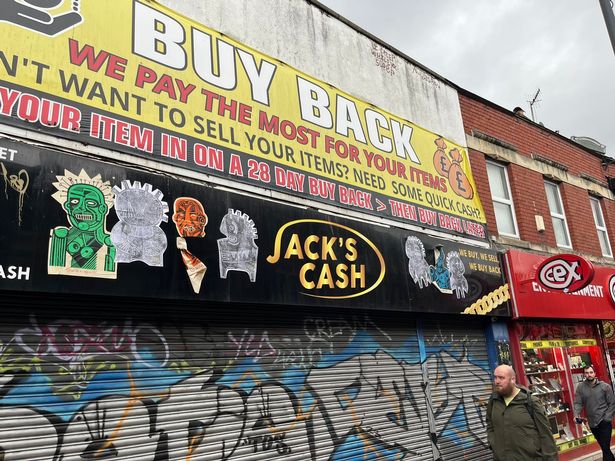 Printed stickers from Birmingham-based street artist Sgt Wilko have filled East Street in Bedminster.