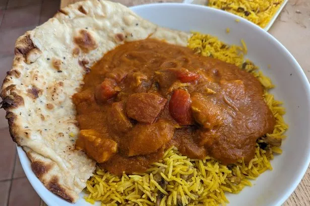 Chicken rogan josh from the Indian Kitchen Liverpool