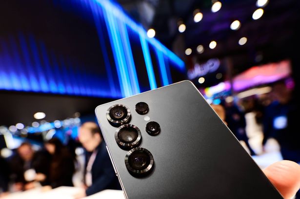 The Samsung Galaxy S25 Ultra, the top-tier smartphone of the high-end Android-based devices developed and marketed by the South Korean company Samsung Electronics, is exhibited in its signature color Titanium during the Mobile World Congress 2025 in Barcelona, Spain, on March 5, 2025. (Photo by Joan Cros/NurPhoto via Getty Images)