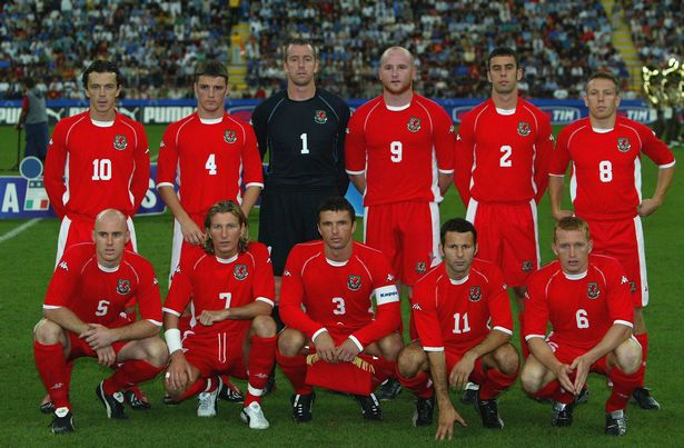 The Wales team that took on Italy at the San Siro in 2003