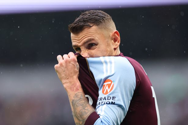 Lucas Digne of Aston Villa