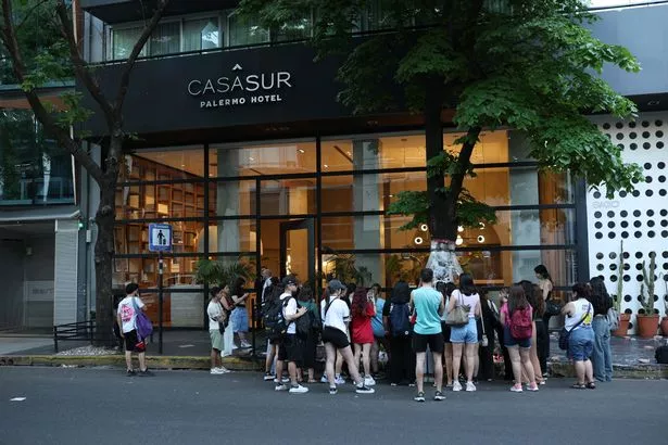 Days later, fans gathered outside where a memorial altar had been placed