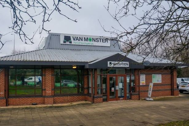 GV of car showroom building that could become a fast-food drive-thru