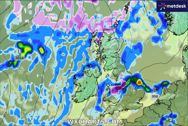 Snow has been forecast to arrive in the UK later this month