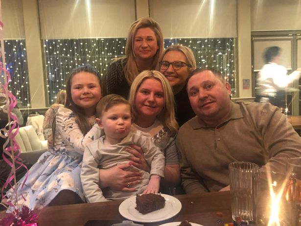 Mark Sommerville with his family.