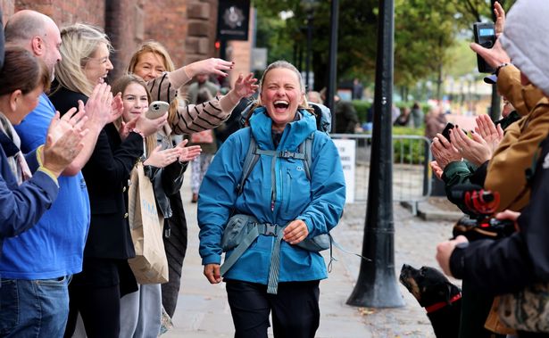 Maya set off on her huge fundraiser in May