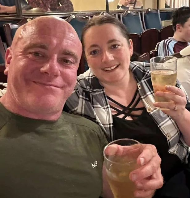 Annemarie picture with her partner Kevin Stewart