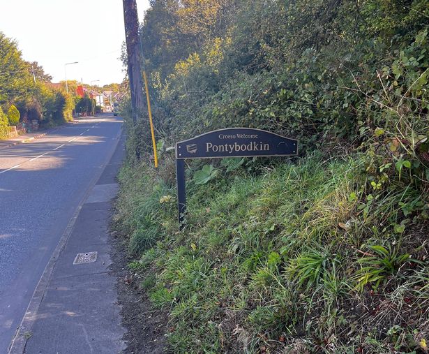 town sign