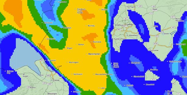 Spells of heavy rain are forecast on Friday