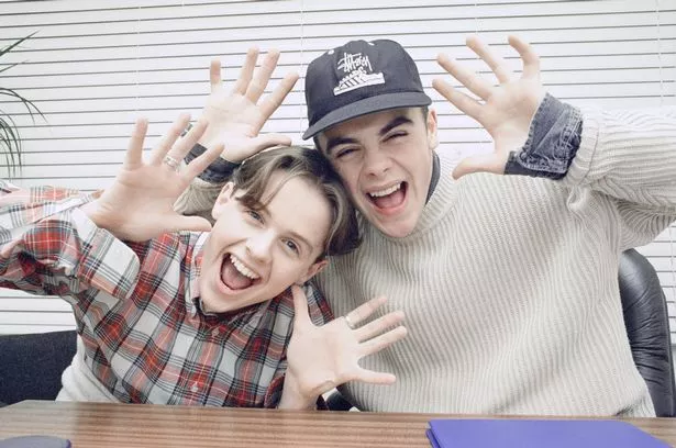 Anthony McPartlin and Declan Donnelly, aka PJ & Duncan in 1993