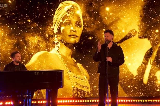 East Yorkshire singer Calum Scott appearing on the BBC's One Show, performing his new duet with the voice of the late Whitney Houston