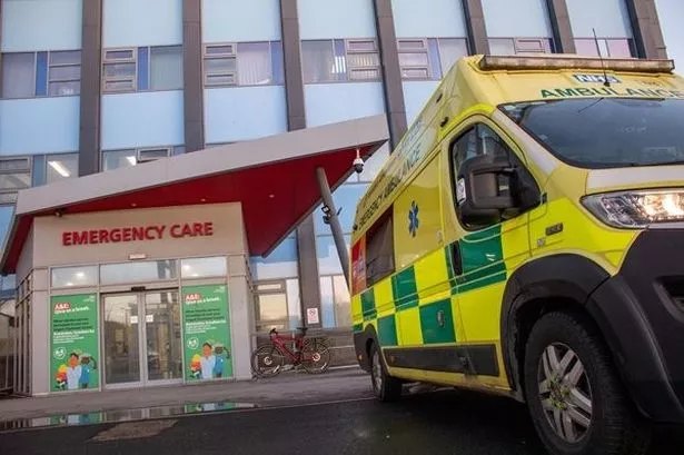 An ambulance outside Hull's Emergency Care Area