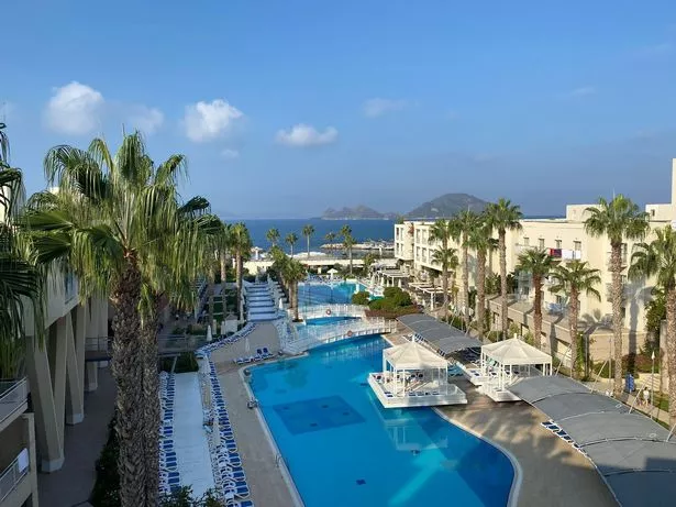 The resort Chloe stayed at in Turkey