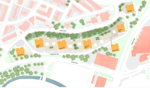 CGI of the vision for College Bank in Rochdale, created by campaigners and social architects Unit 38