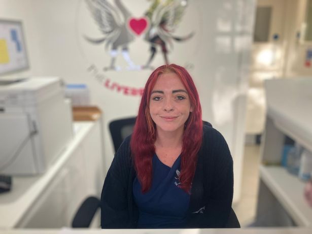 Rebecca Thammer, who works at The Liverpool Vets 