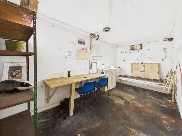 Inside the underground bunker in the village of Hallen, in South Gloucestershire