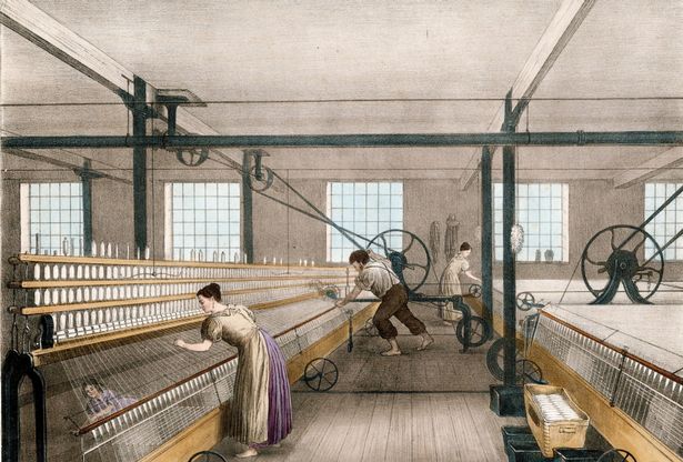 This period, Manchester was the centre of the cotton industry and referred to as 'Cottonopolis'