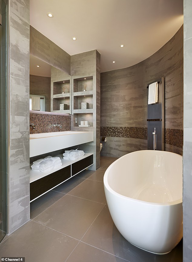 All six bedrooms at the state-of-the-art hideaway in Hertfordshire have ensuite bathrooms