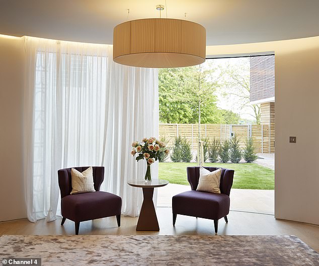 The eco-home where Cheryl once lived has a ground source heat pump and solar panels