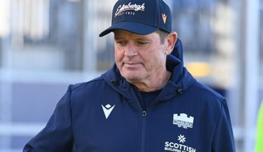 Edinburgh head coach Sean Everitt has thus far not been awarded a new contract