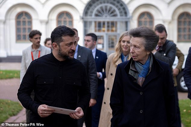Princess Anne has made a secret visit to Ukraine at the request of the British government -- September 30, 2025