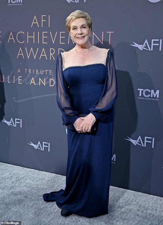 Julie Andrews attends the a gala celebrating her life at Hollywood's Dolby Theatre, June 9, 2022