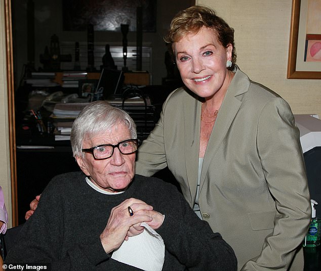 Julie Andrews with second husband Blake Edwards in June 2010