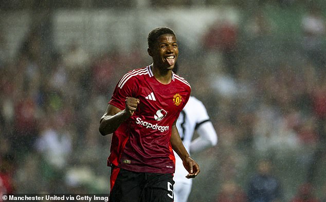 Striker Chido Obi, 17, is physically very dominant at academy level and has already made his first-team debut - and scored on the post-season tour of the Far East