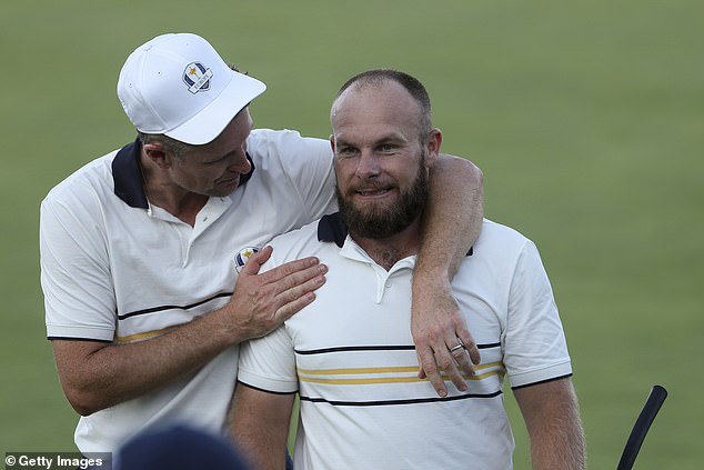 The Team Europe star also revealed how difficult it was to keep a lid on emotions while playing