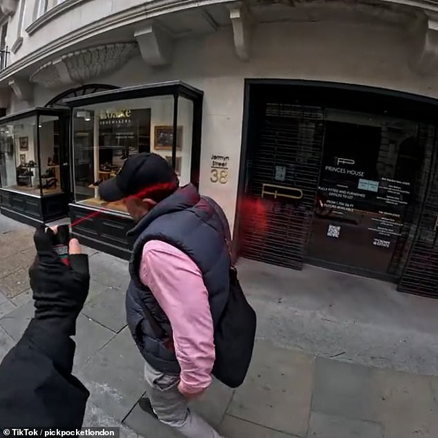 The Tiktok star said his first instinct used to be to call the police, but decided to start using paint as it became a more effective deterrent