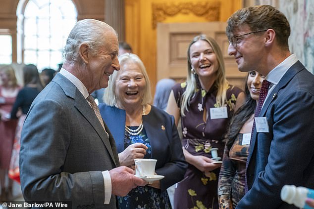 The King hailed a group of 'amazing' young 'changemakers' on Thursday as he met them in Scotland