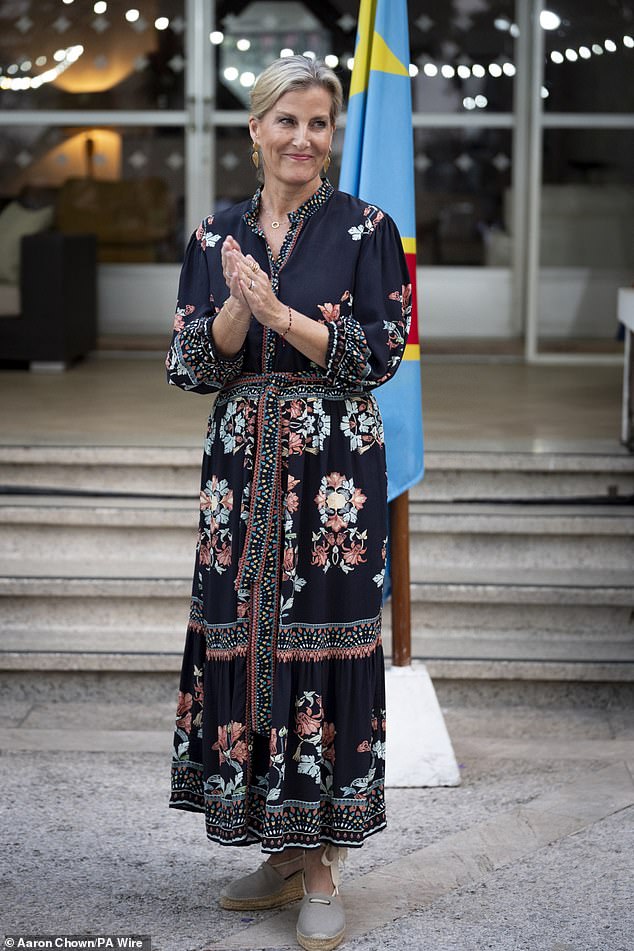 The Duchess of Edinburgh at the British Embassy in Kinshasa, Democratic Republic of Congo