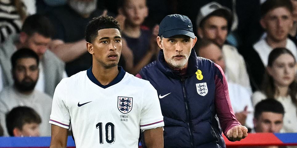 England squad LIVE: Thomas Tuchel reveals he REFUSED Jude Bellingham's request to be called up in 'straightforward' phone call - and sends warning to Arsenal star