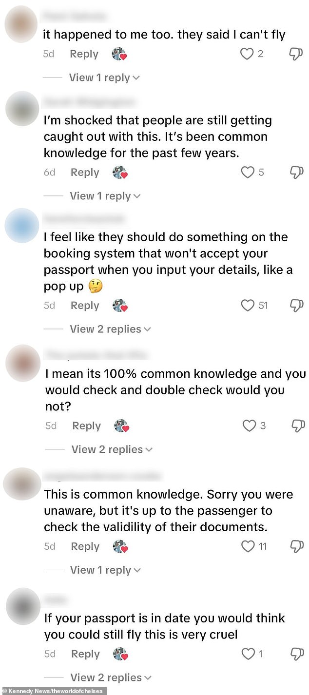 Many users shared their similar shock in the comments on her video