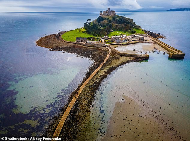 Major attractions such as the Eden Project and St Michaels Mount (pictured) are open year round