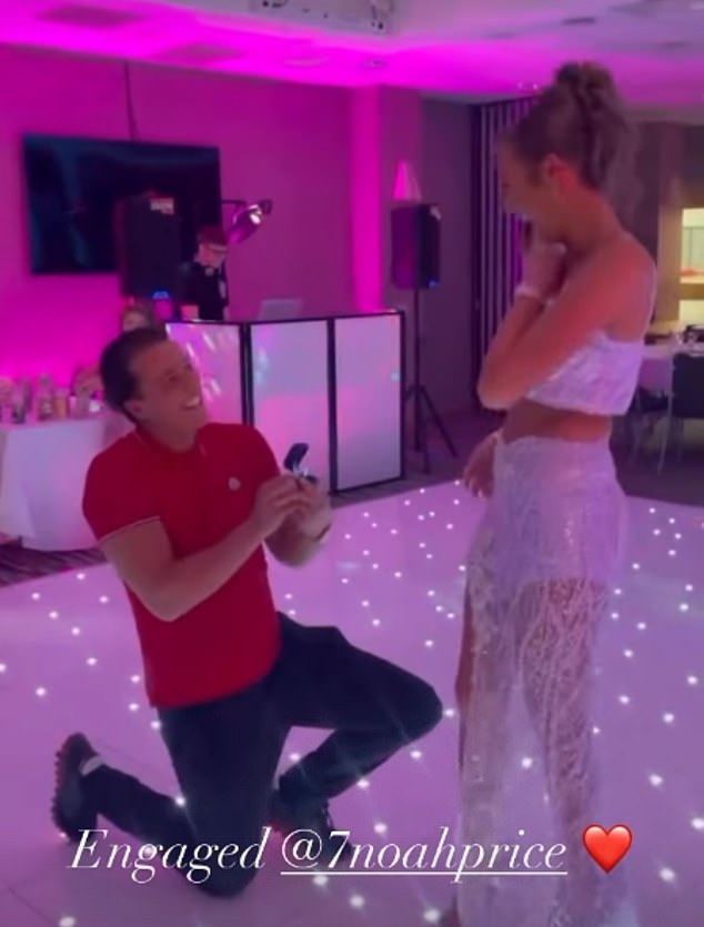 Noah is a wannabe boxer and works for his family's scrap metal firm. He got down on one knee in front of Venezuala's parents Tyson Fury and his wife Paris at her 16th birthday party