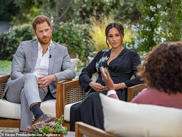 Morgan denounced the pair's 'whine-a-thon' with Oprah Winfrey in 2021