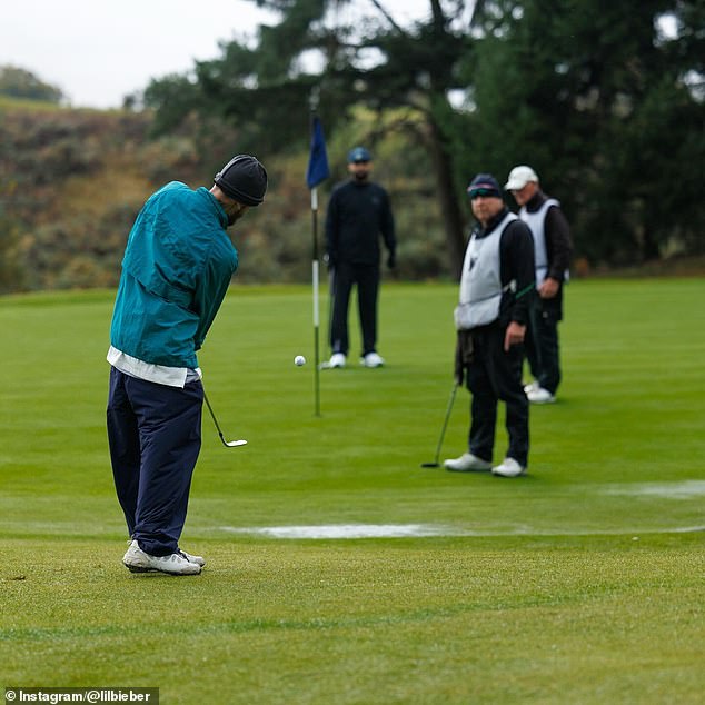 It was thought he might attend the Alfred Dunhill Link Championship in nearby Carnoustie or St Andrews during his visit although he wasn’t registered as playing