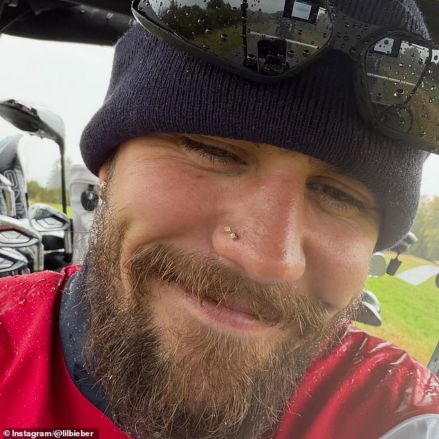 The Baby singer has shown off some personal pictures from his stay at the world famous luxury resort as he beamed in snaps